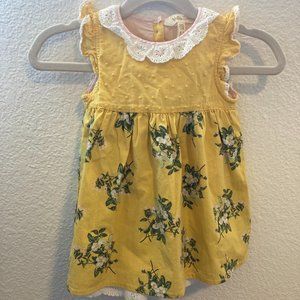Matilda Jane 6-12m Yellow Floral Pattern Summer Dress